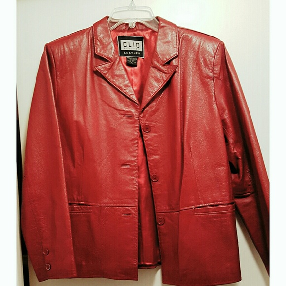 clio leather jacket